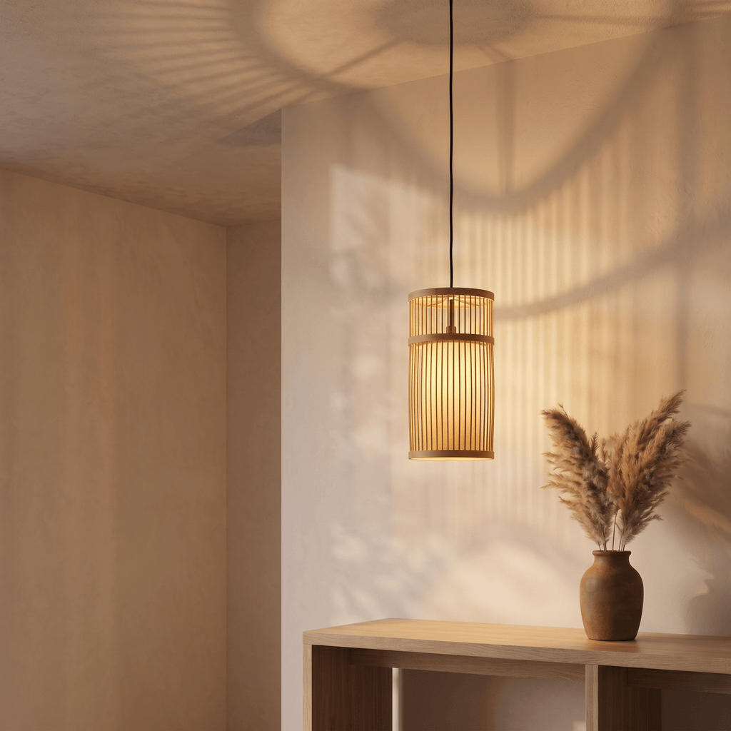 Suspension Lanterne Bambou