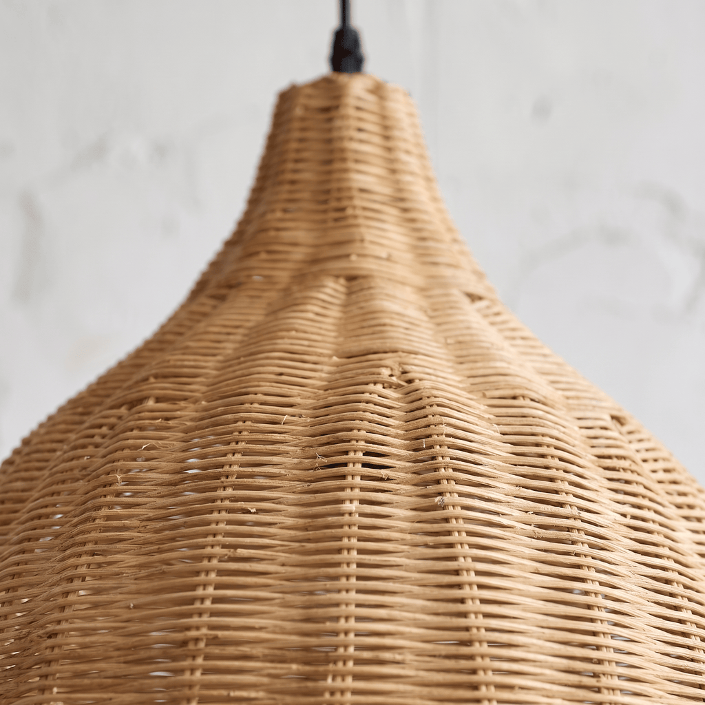 Suspension Cloche pour Cuisine Rotin