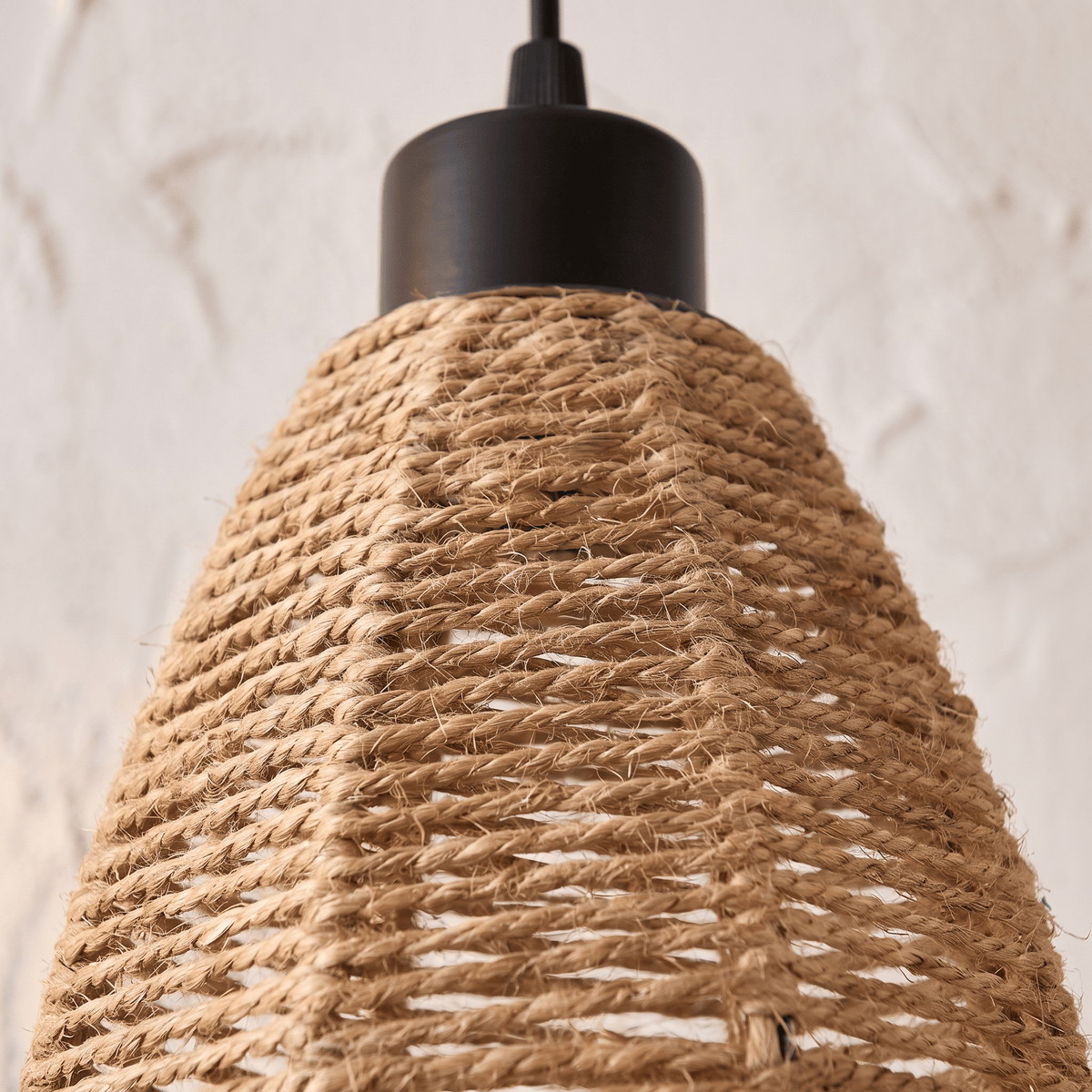 Suspension Fuseau Rotin