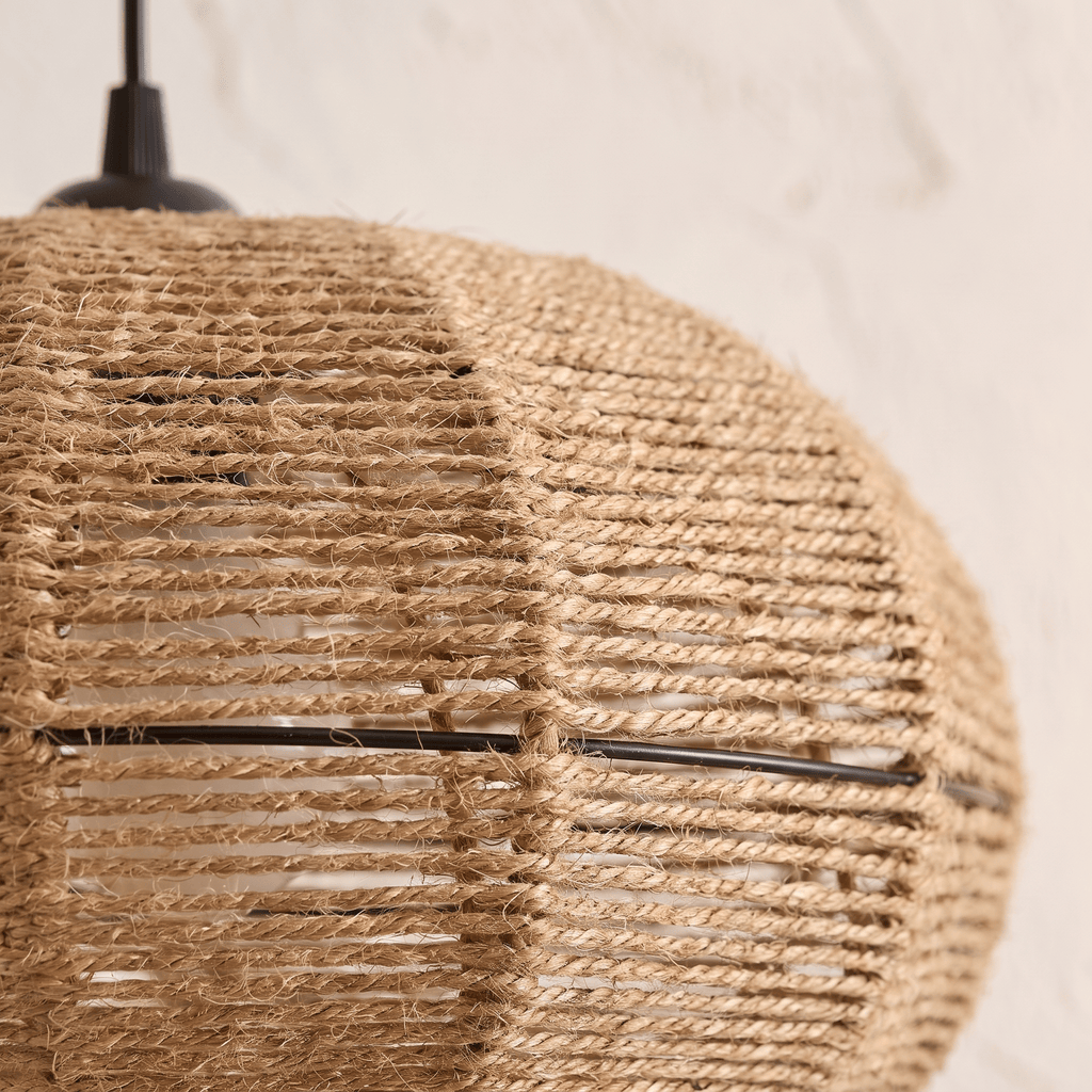Suspension Tambour Bohème Rotin