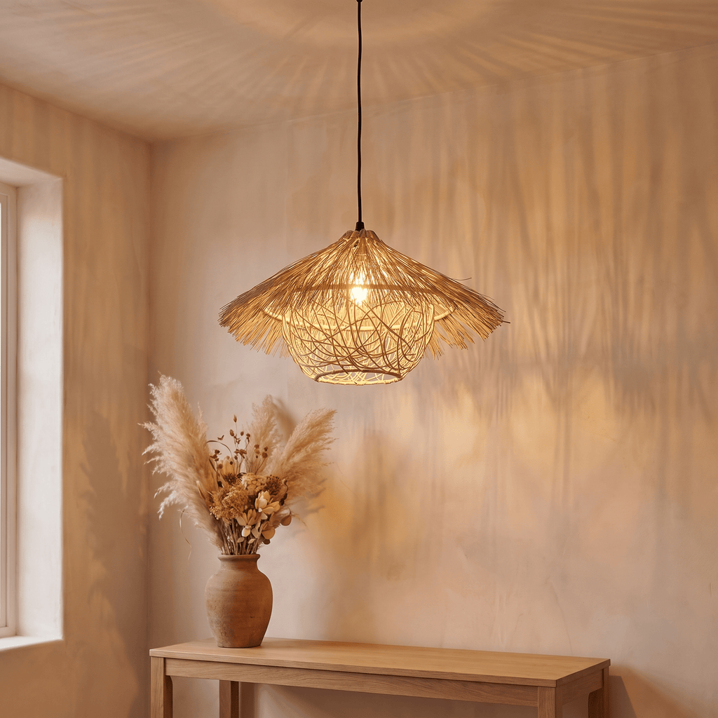 Suspension Capeline Sauvage Rotin