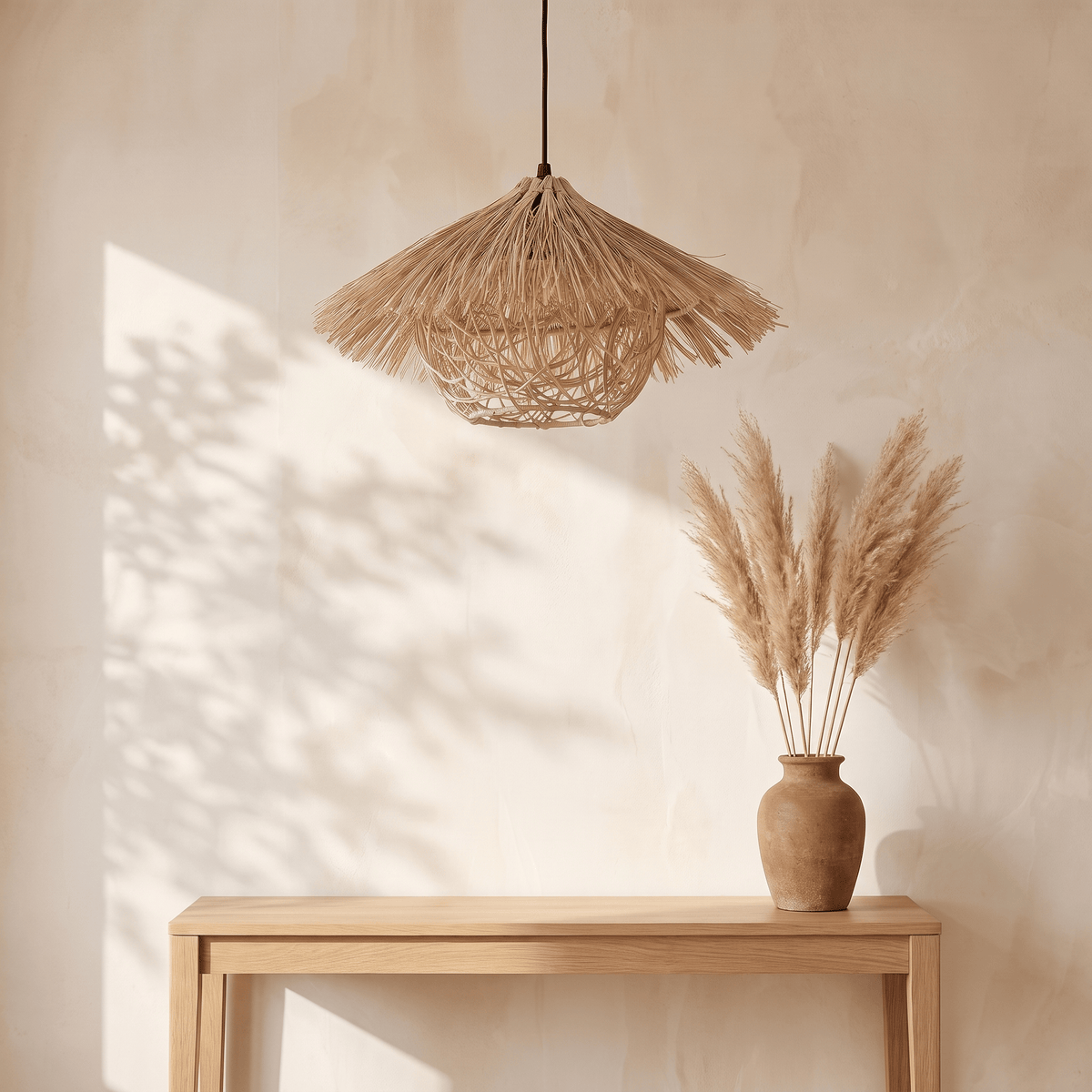 Suspension Capeline Sauvage Rotin
