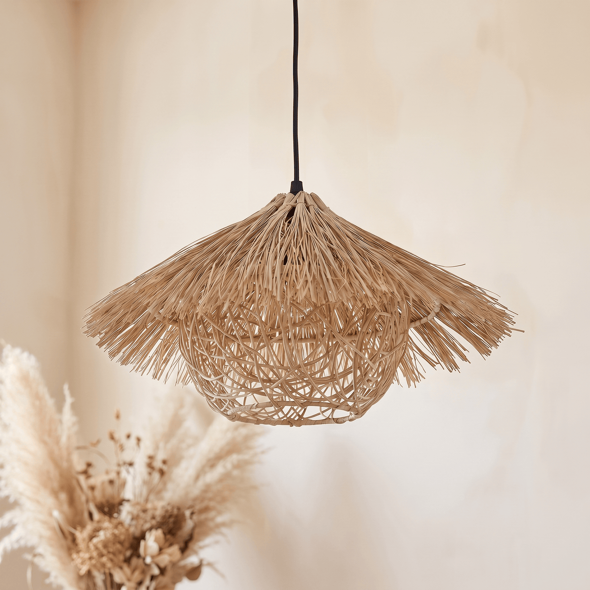 Suspension Capeline Sauvage Rotin