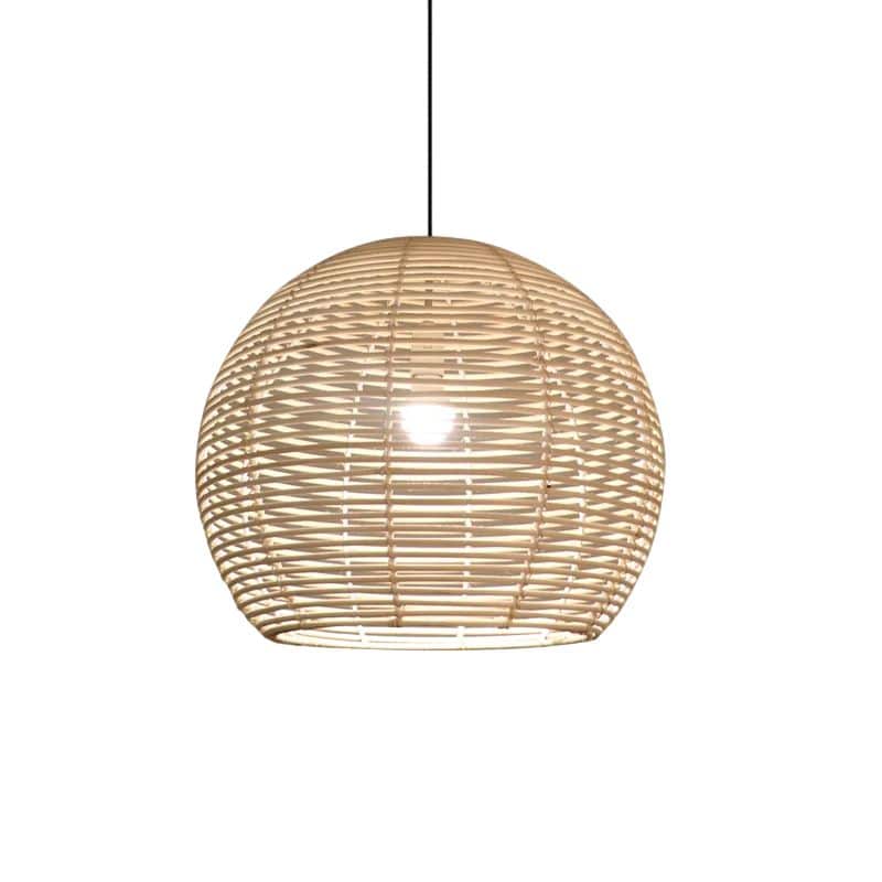 Suspension Rotin Boule Style Chinois